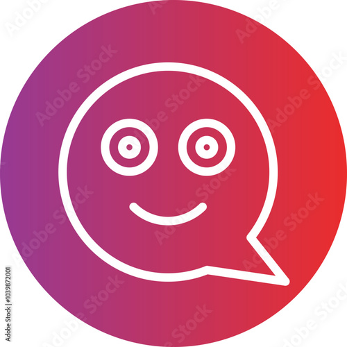 Chat Craze vector icon style
