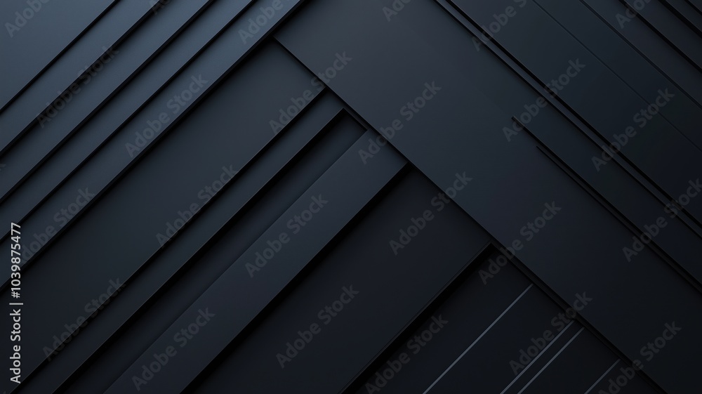 Abstract Layers of Dark Geometric Forms at Dusk Abstract Layers of Dark Geometric Forms at Dusk