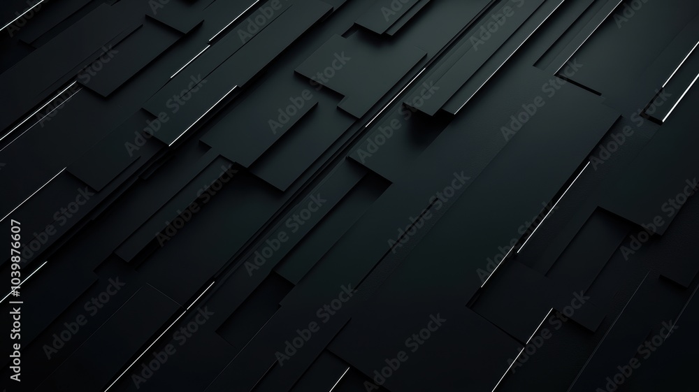 Dynamic Textured Black Layered Artwork Dynamic Textured Black Layered Artwork