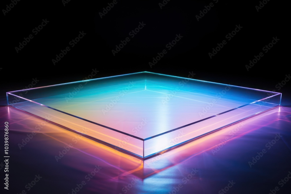 Holographic background light illuminated electronics.