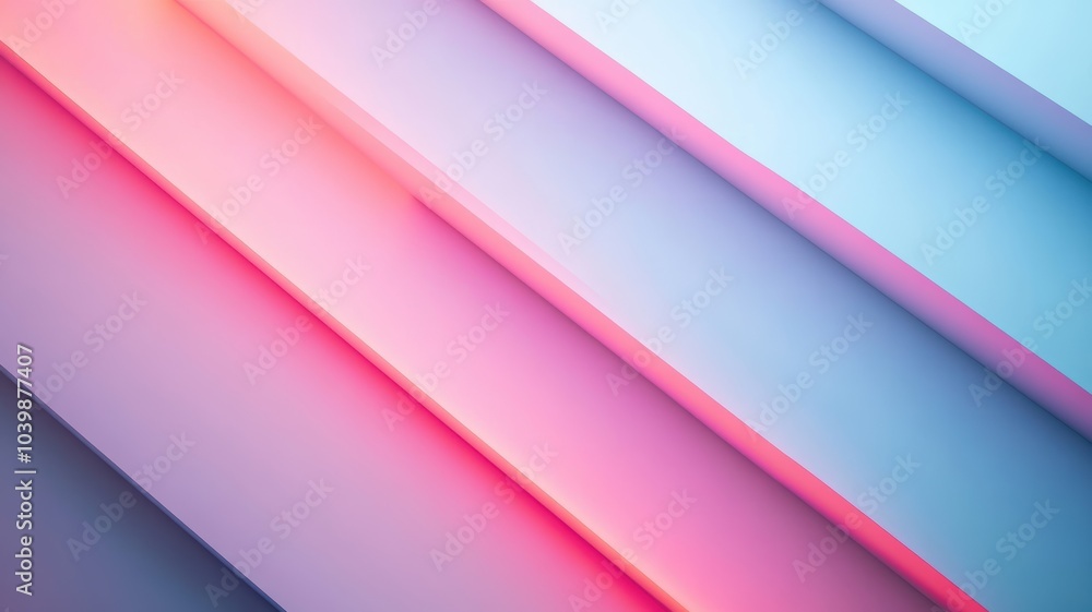 Fototapeta premium Pastel Geometric Dusk Patterns