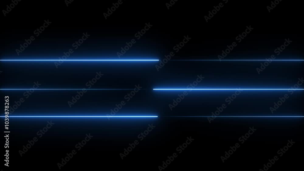 Abstract cyan color neon lights line animation neon line ,Abstraction neon Lines moving down screen saver background .over black background. Abstract cyan color neon lights line animation neon line ,Abstraction neon Lines moving down screen saver background .over black background.