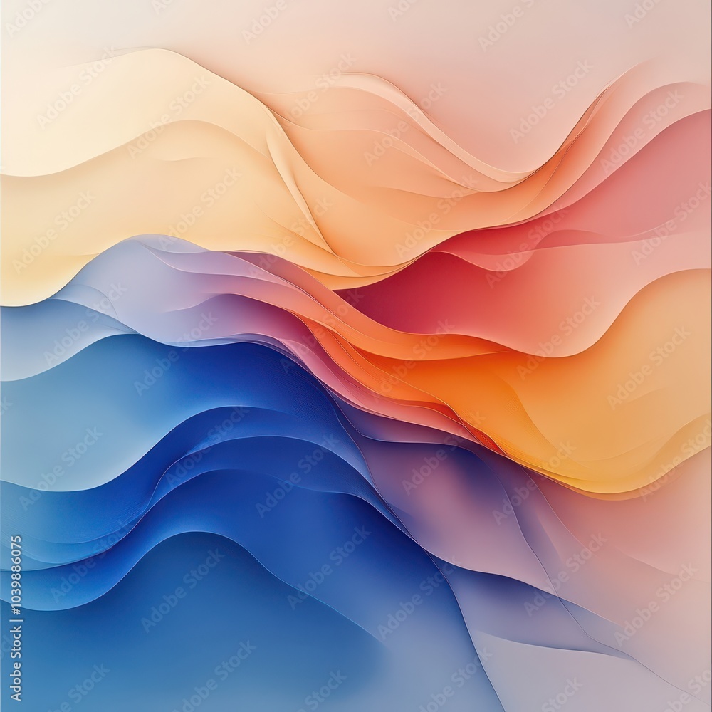Obraz premium Abstract Wavy Background