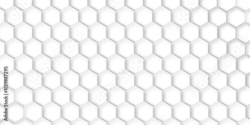 Abstract white background with hexagons. Abstract hexagon polygonal pattern background vector. H concept design abstract technology background vector EPS, White hexagon tiles abstrac bg.