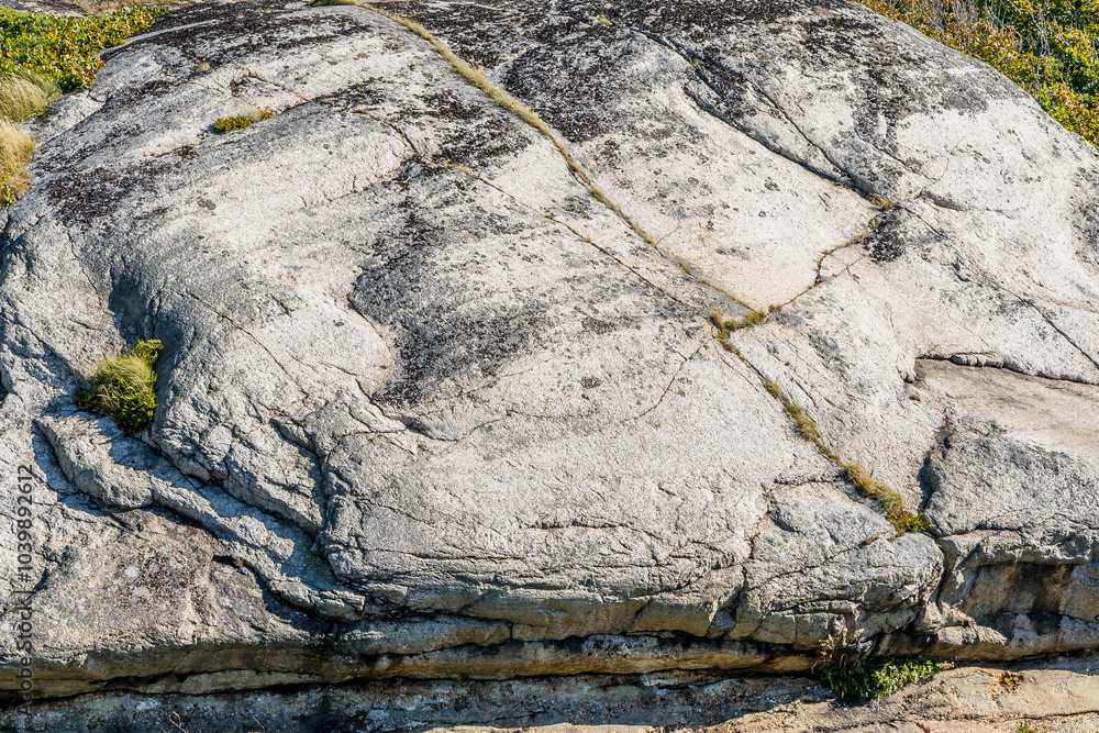 Stone Texture on a Norwegian Fjord