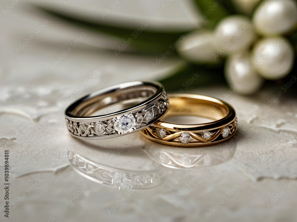 An elegant diamond engagement ring with a prominent solitaire, set on a slender gold band. An elegant diamond engagement ring with a prominent solitaire, set on a slender gold band.