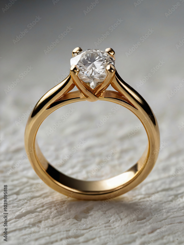 Wedding ring showcasing a stunning diamond. Wedding ring showcasing a stunning diamond.