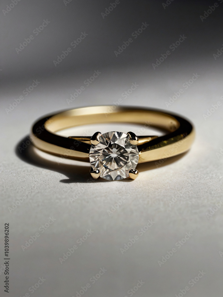Diamond-studded wedding ring in a classic design. Diamond-studded wedding ring in a classic design.