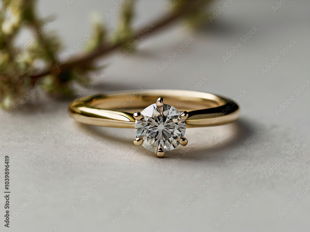 Diamond-studded wedding ring in a classic design. Diamond-studded wedding ring in a classic design.