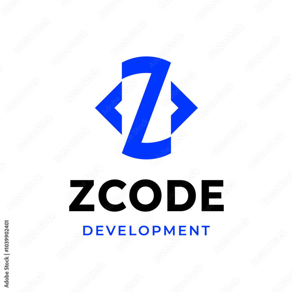 Letter z code software icon symbol logo design Letter z code software icon symbol logo design