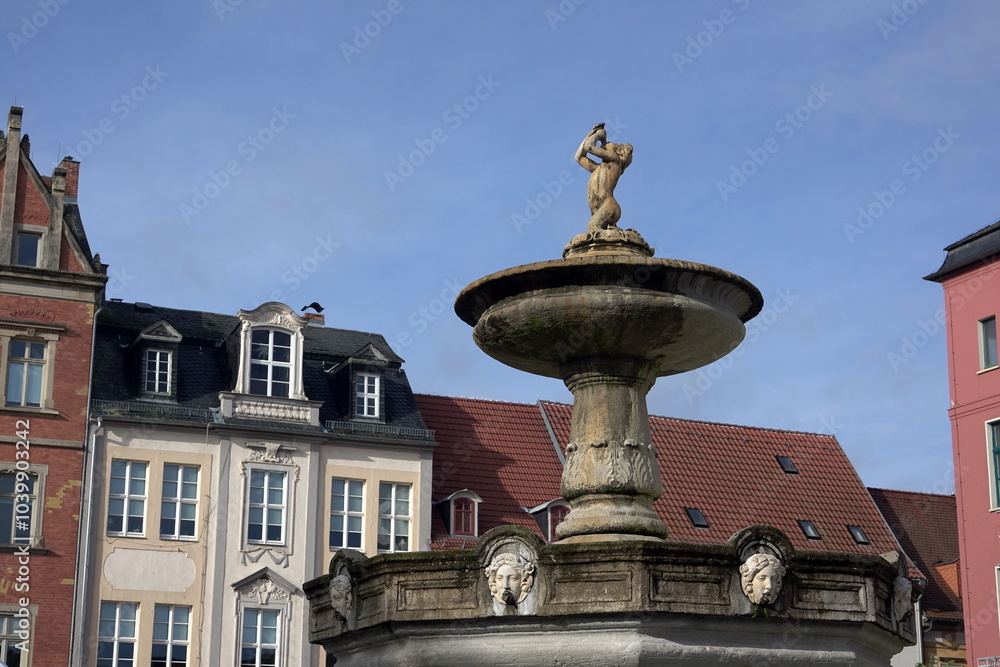 Fototapeta premium Brunnen in Rudolstadt
