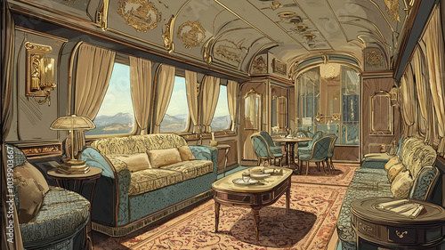Restaurant on the train