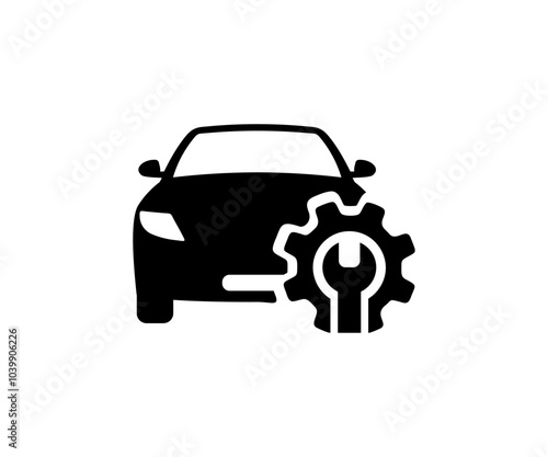 Car repair service icon. Service, repair, engine, battery, wheel, diagnostic, mechanic, automobile, maintenance and garage vector design and illustration. 


