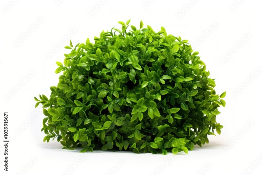 Naklejka premium Green light bush plant hedge herbs.
