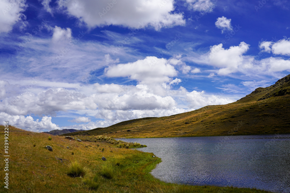 Pittoresque lake in the Andes Mountains, Sacred Valley, Peru Pittoresque lake in the Andes Mountains, Sacred Valley, Peru