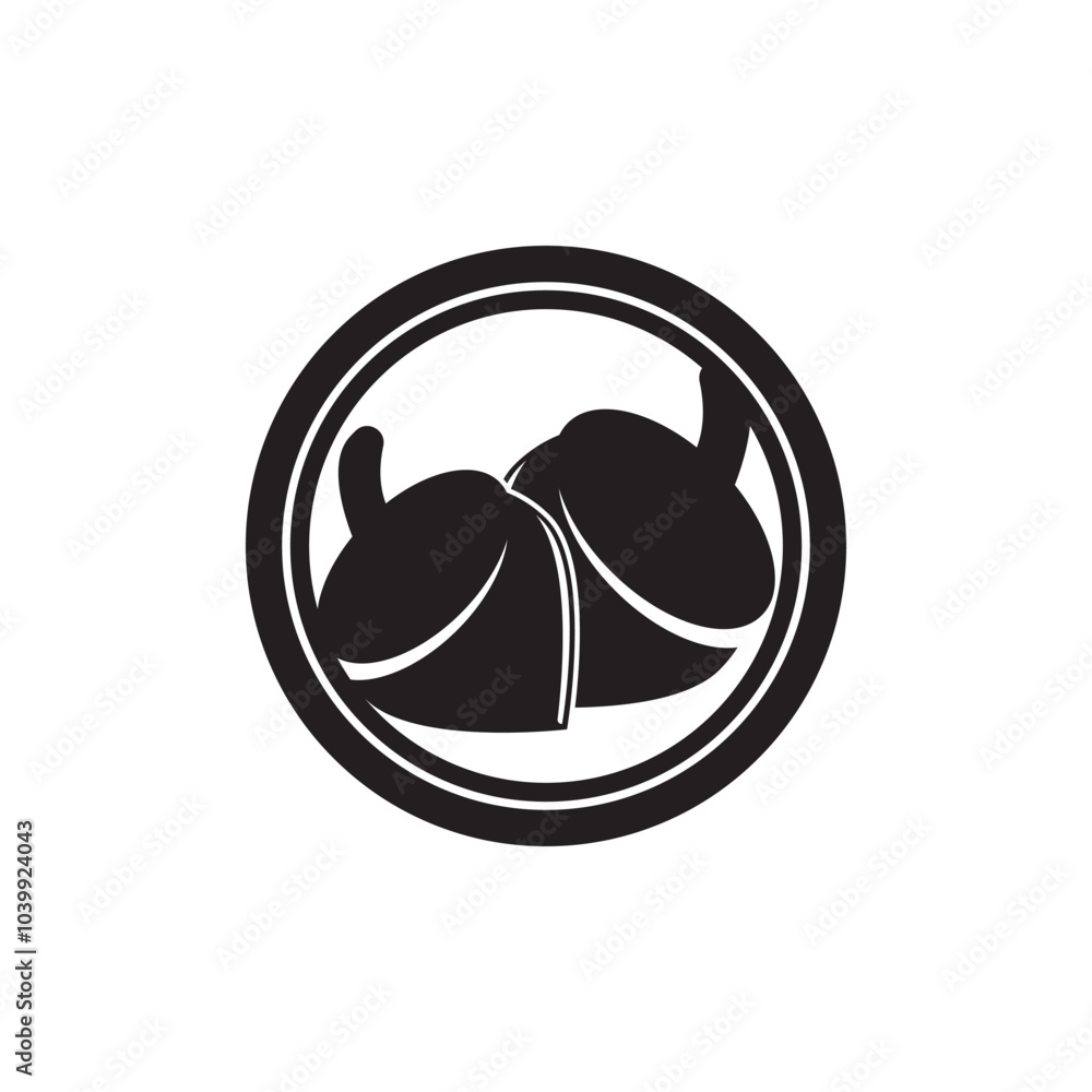 acorn logo illustration vector template