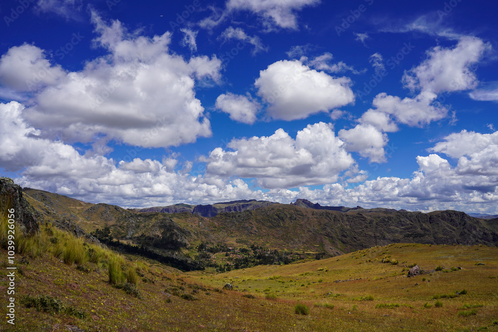 Andean Mountainscape in Sacred Valley, Peru Andean Mountainscape in Sacred Valley, Peru