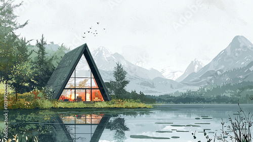 A-Frame cabin