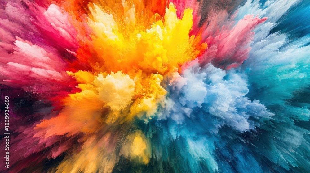 Vibrant Emotion: A Dynamic Abstract Canvas of Modern Art Vibrant Emotion: A Dynamic Abstract Canvas of Modern Art