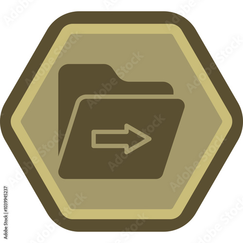 Folder Move Icon Design