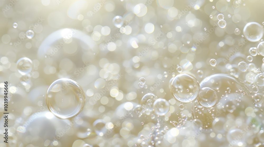 A relaxing immersion into a sea of milky white bubbles mimicking the everchanging structure of quantum foam. A relaxing immersion into a sea of milky white bubbles mimicking the everchanging structure of quantum foam.