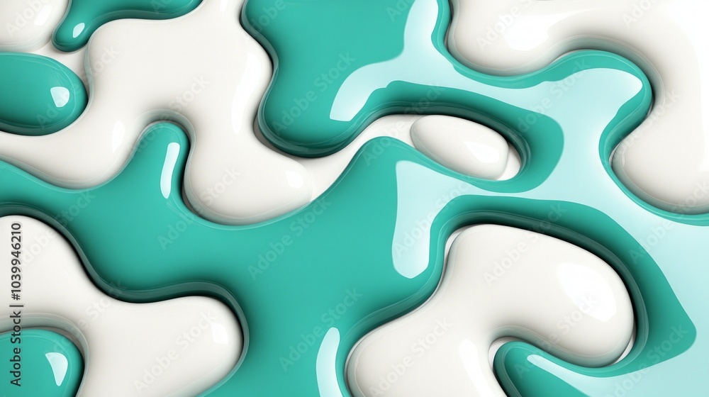 Abstract background with blue and white liquid shapes. Abstract background with blue and white liquid shapes.