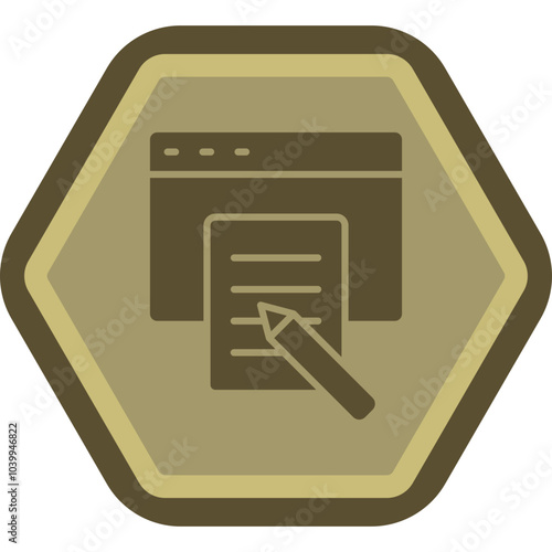 Copywriter Icon Design