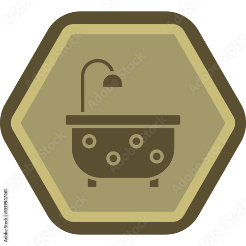 Bathtub Icon Design