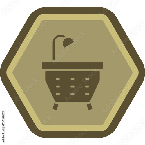 Bathtub Icon Design