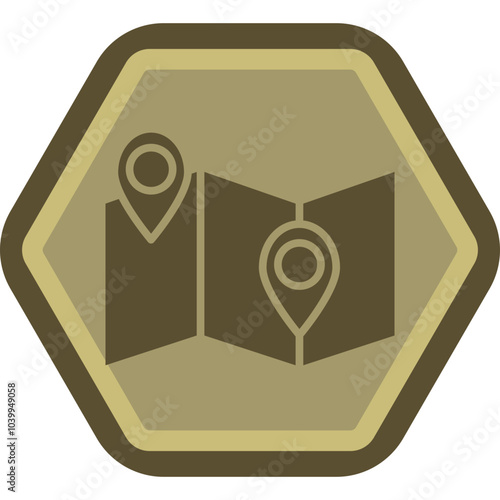 Nearby Destinations Icon Design
