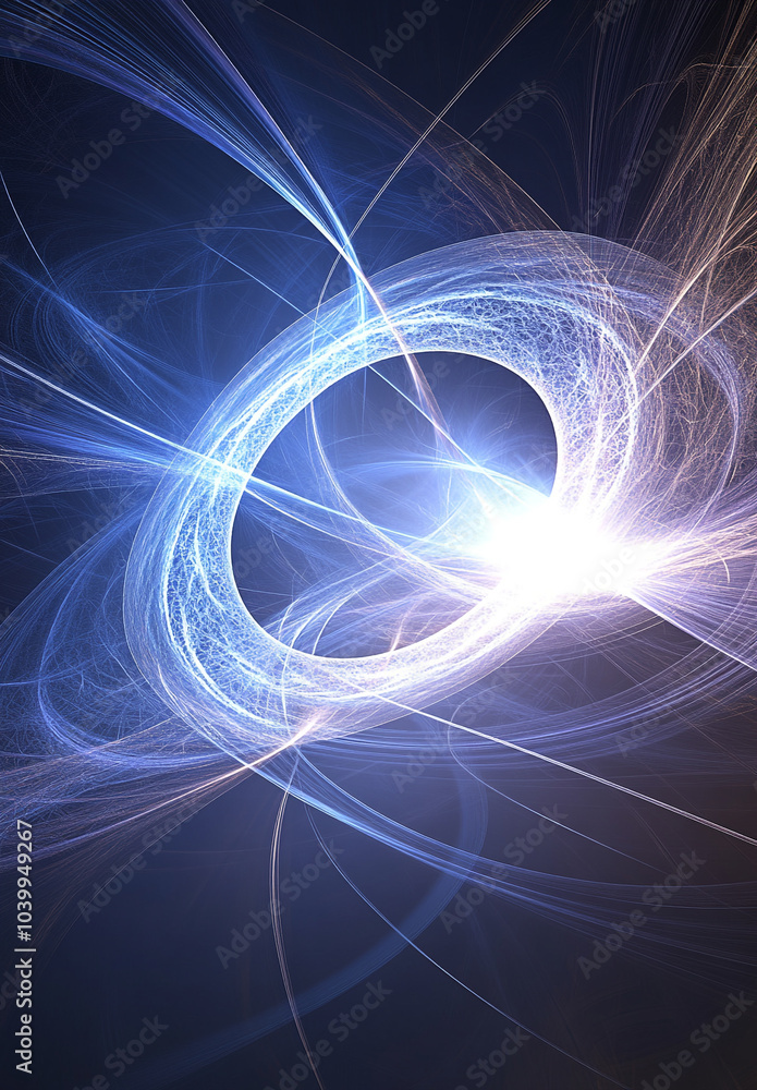 A mesmerizing abstract exploration of light and space the enigmatic tunneling effect in digital art A mesmerizing abstract exploration of light and space the enigmatic tunneling effect in digital art