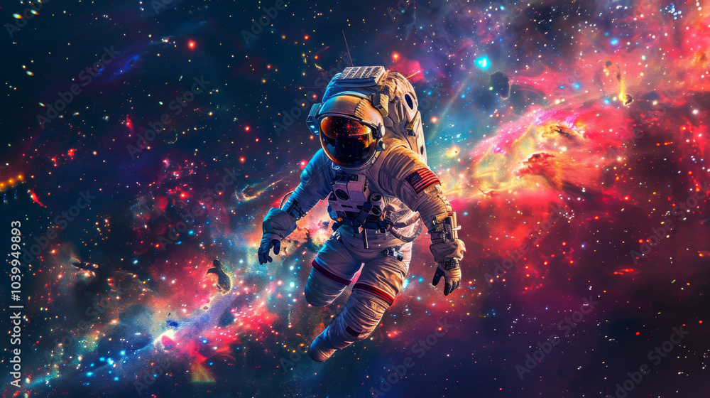Astronaut Afloat - Elements of this Image Furnished Astronaut Afloat - Elements of this Image Furnished
