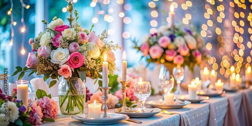 Elegant Wedding Decorations and Festive Table Settings for Memorable Celebrations