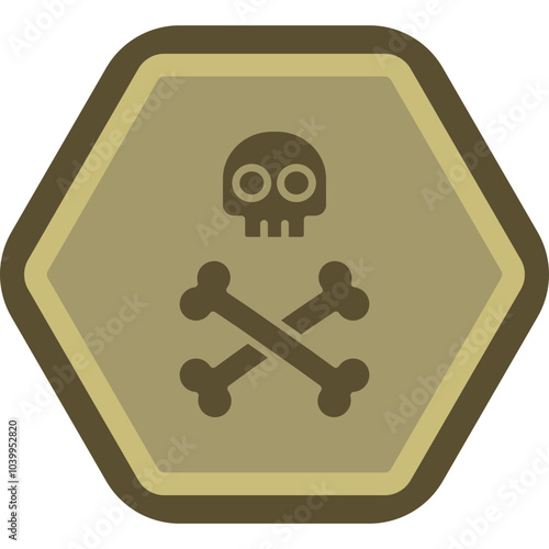 Skull And Bones Icon Design