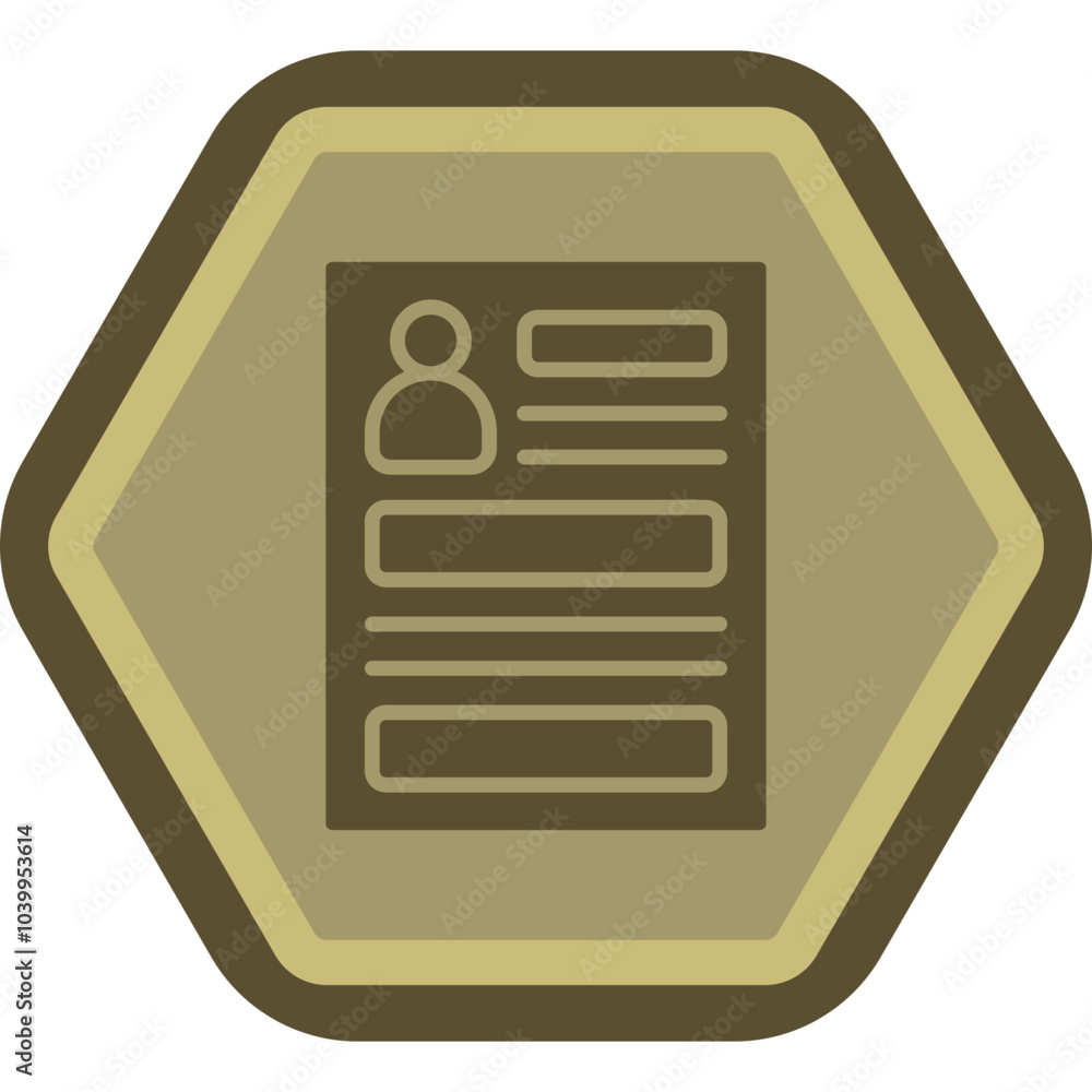 Cv Icon Design