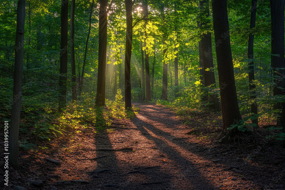 Obraz premium path in the woods