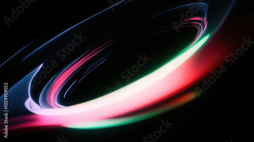 Abstract light trails