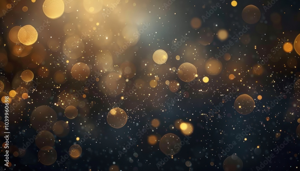 Sparkling golden bokeh Sparkling golden bokeh