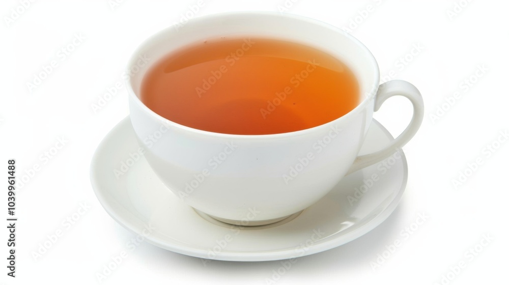 White cup with a saucer sits on a table White cup with a saucer sits on a table