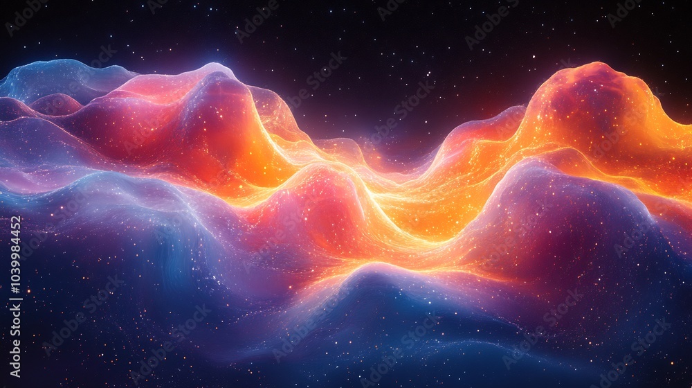 Dynamic artistic representation of sleep cycles layers of different colors and shapes flowing into each other showing the stages of light sleep deep sleep and REM with annotations Dynamic artistic representation of sleep cycles layers of different colors and shapes flowing into each other showing the stages of light sleep deep sleep and REM with annotations