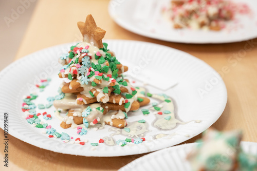 Festive gingerbread cookie ...