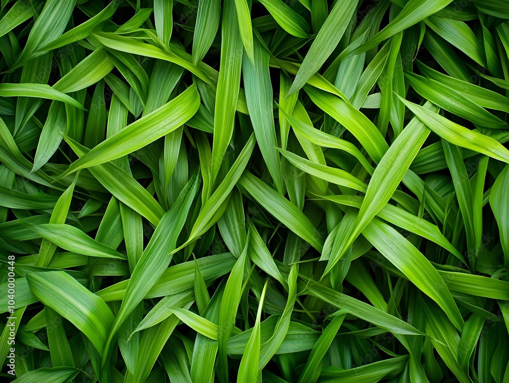A close-up view of vibrant green grass leaves, showcasing their texture and color. A close-up view of vibrant green grass leaves, showcasing their texture and color.