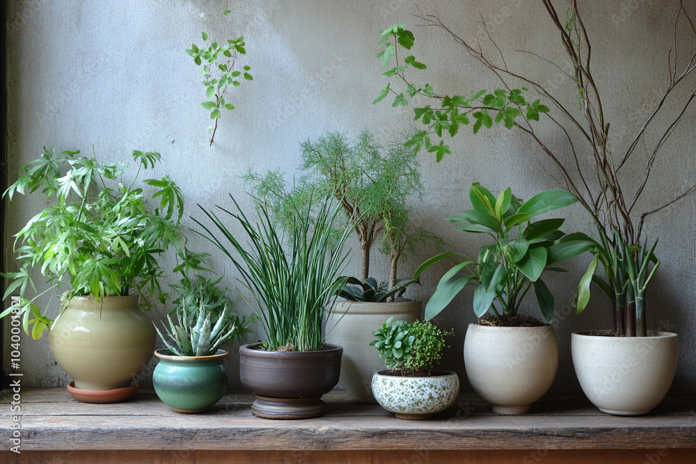 Fototapeta premium herbs in a pot