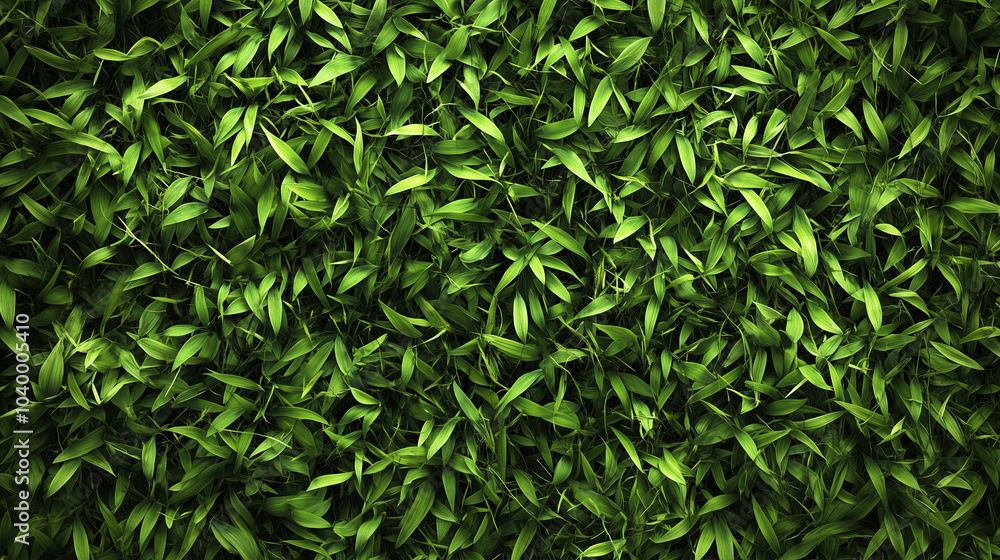 Lush green leaves covering the ground in a vibrant natural setting during daylight hours Lush green leaves covering the ground in a vibrant natural setting during daylight hours