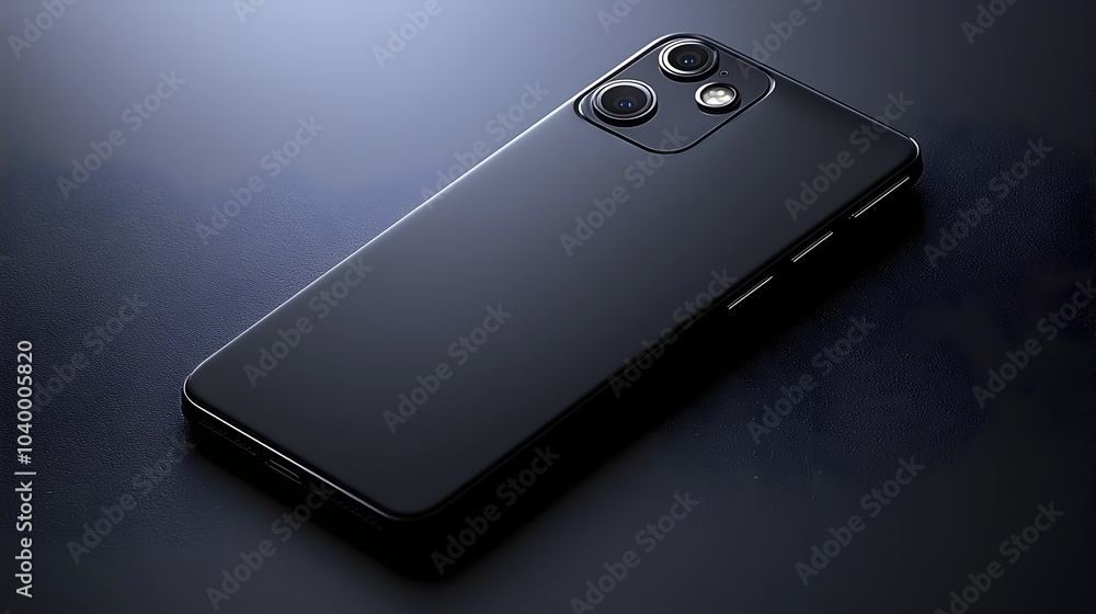 Sleek and Modern Smartphone Masterfully Displayed in a Professional Photography Setting Sleek and Modern Smartphone Masterfully Displayed in a Professional Photography Setting