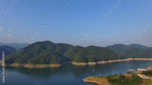 4K, HDR, Drone Eye View of Korea
