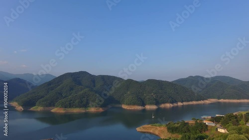 4K, HDR, Drone Eye View of Korea
