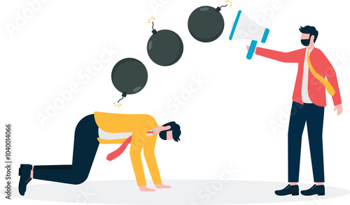 Blaming and reprimanding, criticizing and punishing, power and hierarchy,

