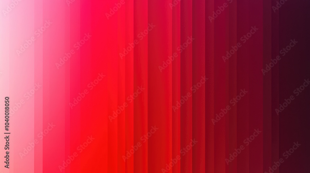 Abstract background with vertical red, pink and white stripes, from light to dark. Abstract background with vertical red, pink and white stripes, from light to dark.
