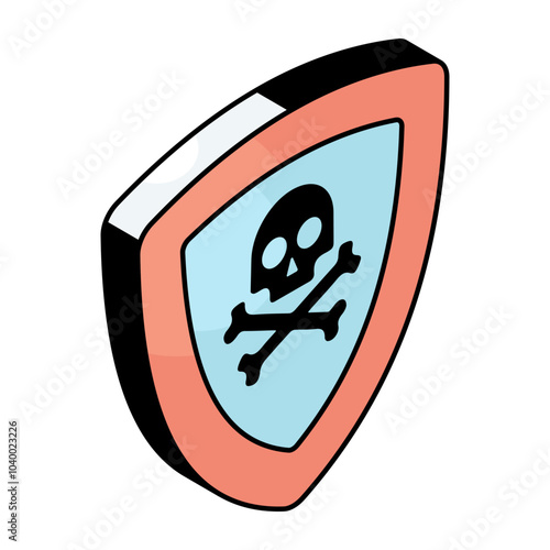 Creative design icon of antivirus 